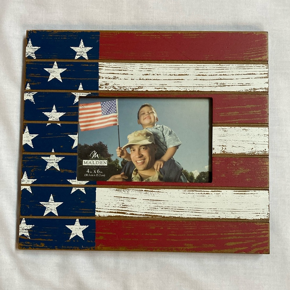 Flag picture frame